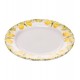 Prato 20cm para Sobremesa Siciliano Bege Ceramica